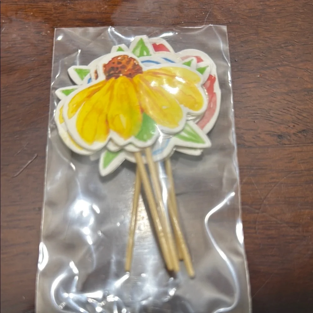 Colorful Party Cupcake Toppers Miscellaneous Bundle